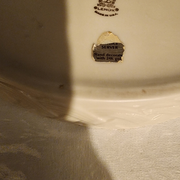 Lenox Bone China Lattice Vintage Serving Bowl - Picture 7 of 7